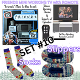 SET #10 THE "F*R*I*E*N*D*S COLLECTION" - INCLUDING SLIPPERS & SOCKS