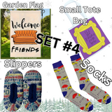 SET #4 THE "F*R*I*E*N*D*S COLLECTION" - INCLUDING GARDEN FLAG, TOTE BAG & More!