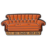 SET 13 THE "F*R*I*E*N*D*S COLLECTION" - Earrings, Key Chain & Central Perk Couch Pin