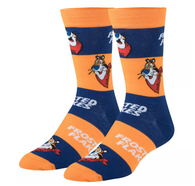 FROSTED FLAKES Cereal Officially Licensed Crew Length Unisex Pair of Socks 9-10