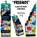 SET #7 THE "F*R*I*E*N*D*S COLLECTION" - INCLUDING THE ULTIMATE 6 SET SOCK SET