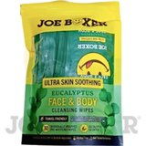 JOE BOXER Eucalyptus Scented Face & Body Individually Wrapped Cleansing Wipes 30 Count