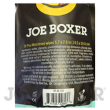 JOE BOXER Flushable Eucalyptus & Aloe Individually Wrapped Mint Wet Wipes 30 Count