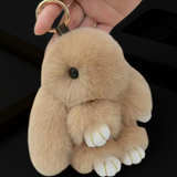 FLUFFY & UNBELIEVABLY SOFT LONG EARED BUNNY RABBIT KEYCHAINS