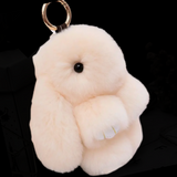 FLUFFY & UNBELIEVABLY SOFT LONG EARED BUNNY RABBIT KEYCHAINS