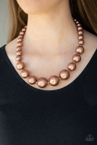 "Living Up To Reputation" Copper Graduated Beaded Necklace Set
