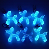 FAMOUS BALLOON DOG ART SCULPTURE GLOW IN THE DARK KEYCHAINS