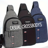 Unisex Casual & Sporty Crossbody Bag Wear Across Chest or Back Shoulder Travel Bag