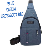 Unisex Casual & Sporty Crossbody Bag Wear Across Chest or Back Shoulder Travel Bag