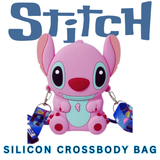 STITCH TAKEOVER! PINK GIRLFRIEND ANGEL SILICONE CROSSBODY BAG  ( Item ST07 )