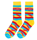 SWEDISH FISH Officially Licensed Crew Length Unisex Pair of Socks 9-10