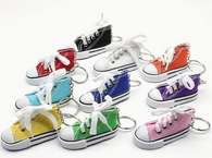 FUN & SPORTY MINITURE HIGH TOP CONVERSE LIKE MINI SNEAKER KEYCHAINS