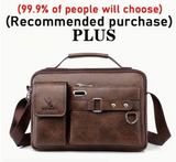 Dark Brown Casual Crossbody Men's Messenger Shoulder Bag