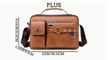 Dark Brown Casual Crossbody Men's Messenger Shoulder Bag