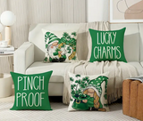 18X18 Set of 2 St. Patrick's Day Throw Pillow Covers (*No Inserts) PATRICK SETS 1A or 1B