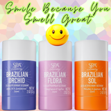 Spa Luxury - Brazilian Sol, Brazilian Flora & Brazilian Orchid Deodorants Stick Set of 3
