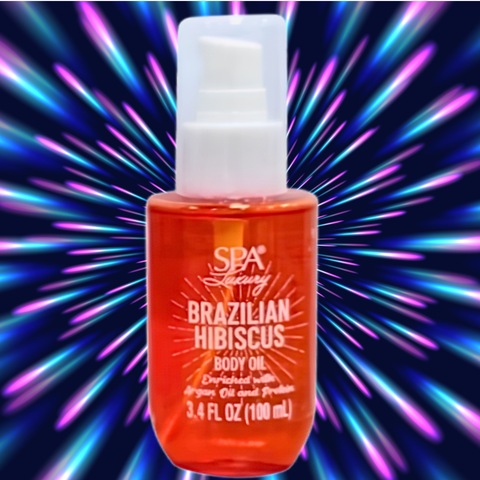 Brazilian Hibiscus - Black Amber and Plum Scented Body Oil Spray - VIRAL ITEM!