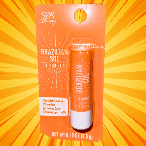 Brazilian Sol - Pistachio, Salted Caramel & Vanilla Scented Lip Butter - VIRAL ITEM!