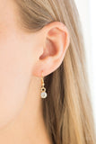" Special Treatment " Gold Metal White Rhinestone Tree Branch Necklace Set