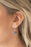 "Starlite Socials" Silver Metal & Smoky Gray Rhinestone Classic Necklace Set