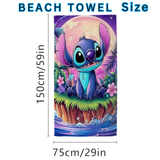 STITCH TAKEOVER! BEACH TOWEL HAWAIIAN DESIGN 60in x 40in THIN ( Item ST13 )