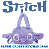 STITCH TAKEOVER!  SOFT/FLUFFY PURPLE STITCH FACE CROSSBODY BAG ( Item ST04 )