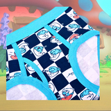 The SMURF’S Boys Themed Brief from our YouTube Show Size Boys 6