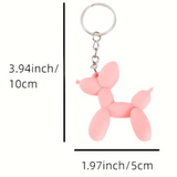 FAMOUS BALLOON DOG ART SCULPTURE KEYCHAINS