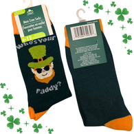 "Who's Your Paddy?" Leprechaun St. Patrick's Day Themed Socks from our YouTube Show