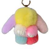 FLUFFY & UNBELIEVABLY SOFT LONG EARED BUNNY RABBIT KEYCHAINS