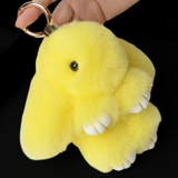 FLUFFY & UNBELIEVABLY SOFT LONG EARED BUNNY RABBIT KEYCHAINS