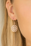 "Your Own Free Wheel" Rose Gold Whimsical Discs Metal Necklace Set