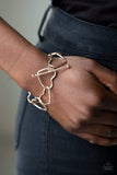 "Take Heart" Rose Gold Interconnected Heart Toggle Clasp Bracelet