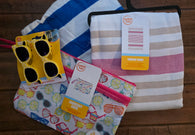 Beach Package - Turkish Towel, Beach Towel, Chair Clips, and Swimsuit Sack - 4 Item Set - VIRAL ITEM!