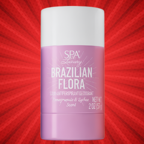 Brazilian Flora - Floral and Tropical Scented Solid Stick Deodorant - VIRAL ITEM!