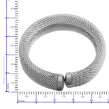 Stainless Steel Mesh Cuff Bracelet (7.00 inches)