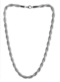 Stainless Steel Twisted Mesh Necklace / Chain (18 in)