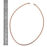 Men's ION Plated Rose Gold Over Stainless Steel Snake Chain (28 in) Unisex