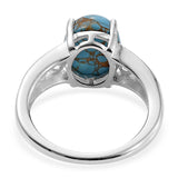 Sterling Silver Blue Mojave TURQUOISE Filigree/Scroll Work Ring